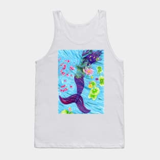 Floral Mermaid Tank Top